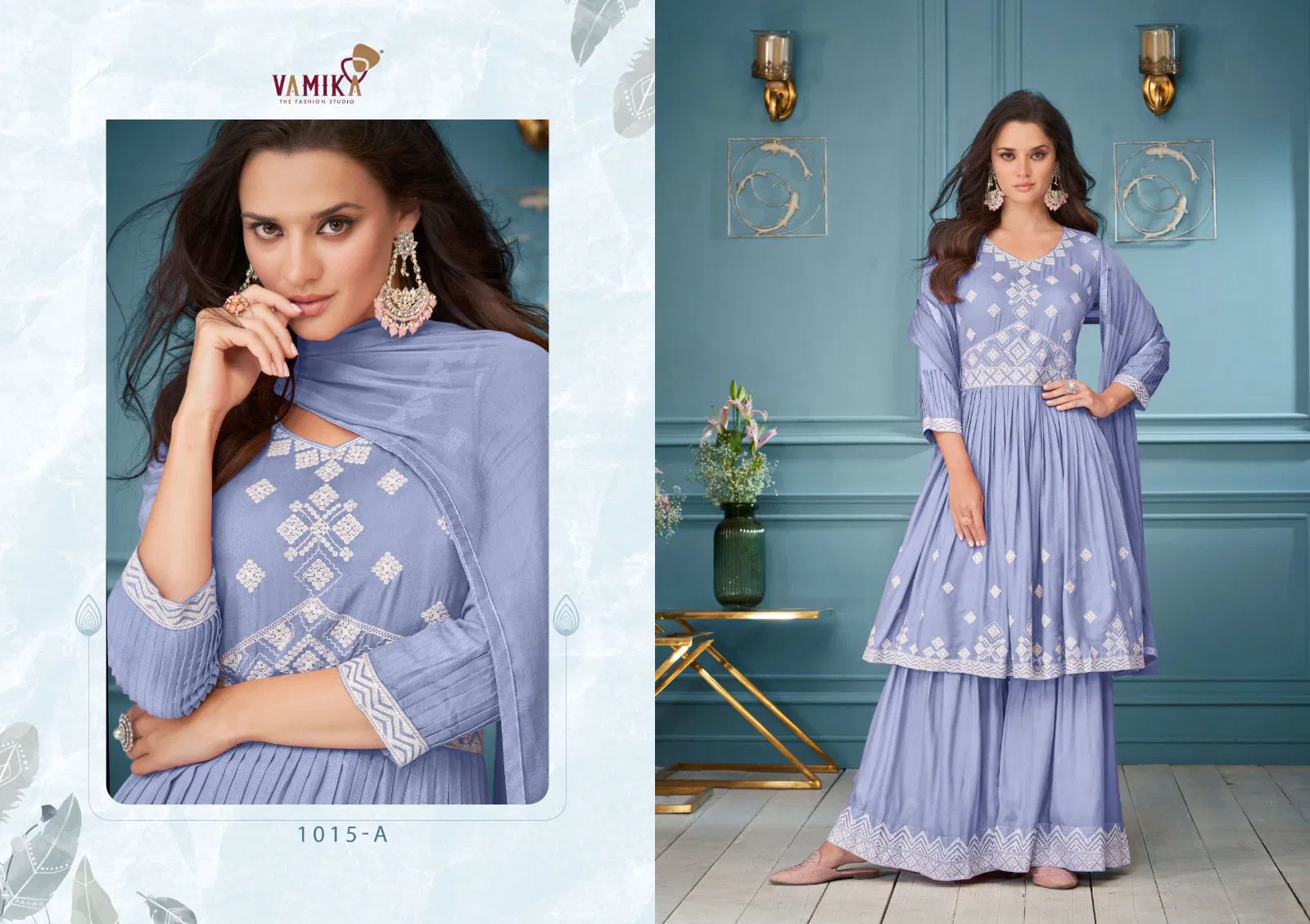 Lakhnavi Vol 3 Super Hit By Vamika Kurti With Bottom Dupatta Suppliers In India